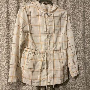 Target medium plaid rain jacket